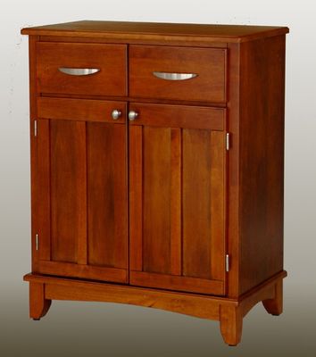 Buffet - Cottage Oak Buffet with Cottage Oak Wood Top - Home Styles - 5001-0066
