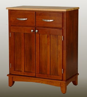 Buffet - Cottage Oak Buffet with Natural Wood Top - Home Styles - 5001-0061