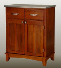 Buffet - Cottage Oak Buffet with Stainless Top - Home Styles - 5001-0063