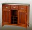 Buffet - Cottage Oak Buffet with Stainless Top - Home Styles - 5100-0063