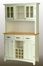 Buffet - White Buffet with Two Door Hutch and Natural Wood Top - Home Styles - 5100-0021-12