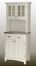 Buffet - White Buffet with Two Door Hutch and Stainless Top - Home Styles - 5001-0023-22