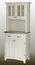 Buffet - White Buffet with Two Door Hutch and Stainless Top - Home Styles - 5001-0023-22