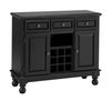 Buffet with Black Granite Top in Black - Home Styles - 5300-0044