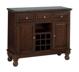 Buffet with Black Granite Top in Cherry - Home Styles - 5300-0074