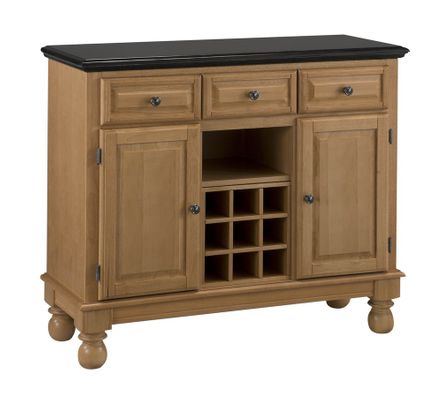 Buffet with Black Granite Top in Maple - Home Styles - 5300-0094