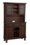 Buffet with Salmon Granite Top and Two Door Hutch in Cherry - Home Styles - 5300-0075-07