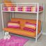 Bunk Bed - Sunrise Twin / Futon Bunk Bed in White - BTOFWH