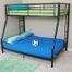 Bunk Bed - Sunset Twin / Double Size Bunk Bed in Black - BTODBL