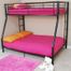 Bunk Bed - Sunset Twin / Double Size Bunk Bed in Black - BTODBL