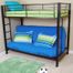 Bunk Bed - Sunset Twin / Futon Bunk Bed in Black - BTOFBL