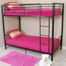 Bunk Bed - Sunset Twin / Twin Size Bunk Bed in Black - BTOTBL