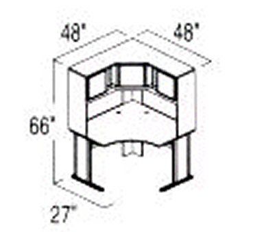 Bush Advantage Slate Design 3 - Plan For Smaller Work Station