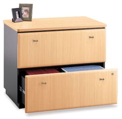 Bush Lateral File Cabinet - Series A Beech Collection - WC14354A