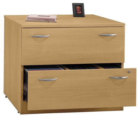 Bush Lateral File Cabinet - Series C Light Oak Collection - WC60354