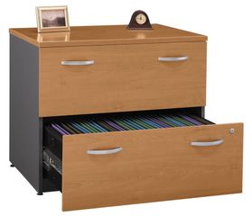 Bush Lateral File Cabinet - Series C Natural Cherry Collection - WC72454A