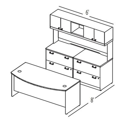 Bush Quantum Modern Cherry Collection - QT-OSET-11-MC