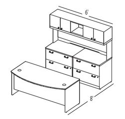 Bush Quantum Modern Cherry Collection - QT-OSET-11-MC