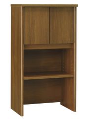 Bush Series C - 24" Storage Hutch  Warm Oak Collection - Bush Office Furniture - WC67506