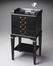 Butler Black Licorice Silver Chest with Felt-Lined Drawers