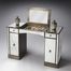 Butler Glitzy Mirror and Pewter Trim Vanity