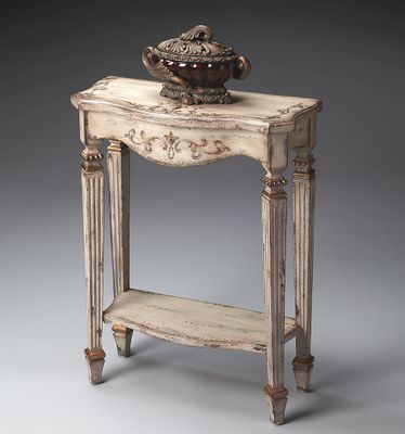 Butler Guilded Cream Console Table with Classical Motifs