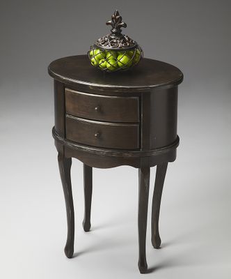 Butler Oval Side Table Brushed Sable