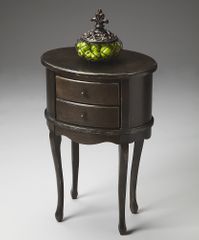 Butler Oval Side Table Brushed Sable
