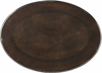 Butler Oval Side Table Brushed Sable