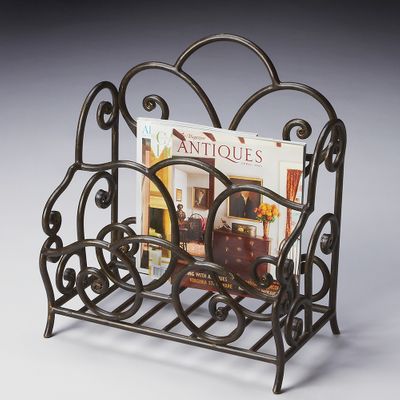 Butler Specialty Magazine Rack Metalworks Finish