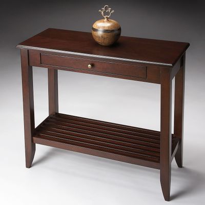 Butler Specialty Merlot Cherry Console Table