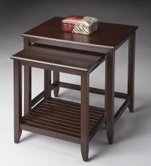 Butler Specialty Nesting Tables Merlot Finish