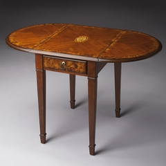 Butler Specialty Pembroke Table Olive Ash Burl Finish