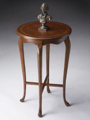 Butler Specialty Plantation Cherry End Table Distressed Black Licorice