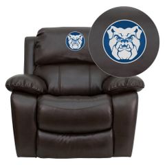 Butler University Bulldogs Leather Rocker Recliner - MEN-DA3439-91-BRN-41011-EMB-GG