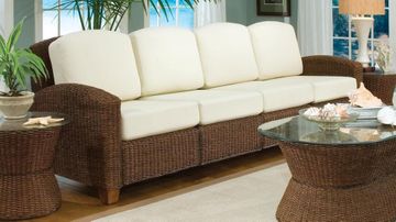 Cabana Banana 4 Section Sofa in Cocoa - Home Styles - 5402-63