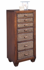 Cabana Banana Jewelry Armoire in Cocoa - Home Styles - 5402-47