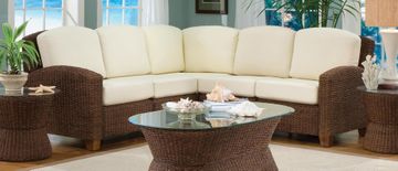 Cabana Banana L-Shape Sectional Sofa in Cocoa - Home Styles - 5402-62