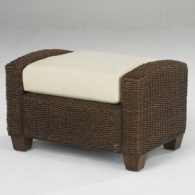 Cabana Banana Ottoman in Cocoa - Home Styles - 5402-90