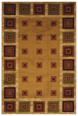 Cabin Blocks Floor Rug - 970016