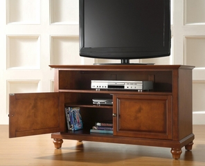 Cambridge 42" TV Stand in Classic Cherry Finish - Crosley Furniture - KF10003DCH