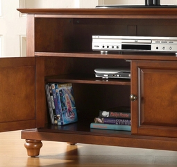Cambridge 42" TV Stand in Classic Cherry Finish - Crosley Furniture - KF10003DCH