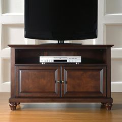 Cambridge 42" TV Stand in Vintage Mahogany Finish - Crosley Furniture - KF10003DMA