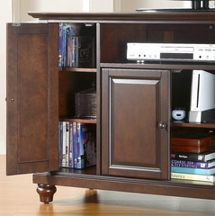 Cambridge 48" TV Stand in Vintage Mahogany Finish - Crosley Furniture - KF10002DMA