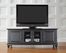 Cambridge 60" Low Profile TV Stand in Black - CROSLEY-KF10005DBK