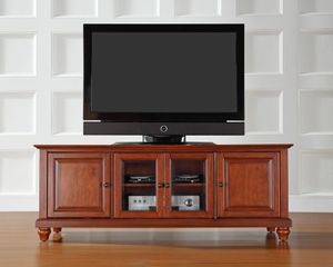 Cambridge 60" Low ProfileTV Stand in Classic Cherry - CROSLEY-KF10005DCH