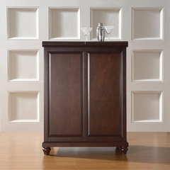 Cambridge Expandable Bar Cabinet in Vintage Mahogany Finish - Crosley Furniture - KF40001DMA