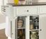 Cambridge Stainless Steel Top Kitchen Island in White Finish - Crosley Furniture - KF30002DWH