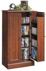 Camden County Audio / Video Storage Cabinet Planked Cherry - Sauder Furniture - 101750