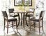 Cameron 5-Piece Counter Height Round Wood Dining Set with Parson Stools - Hillsdale Furniture - 4671CTBWS4